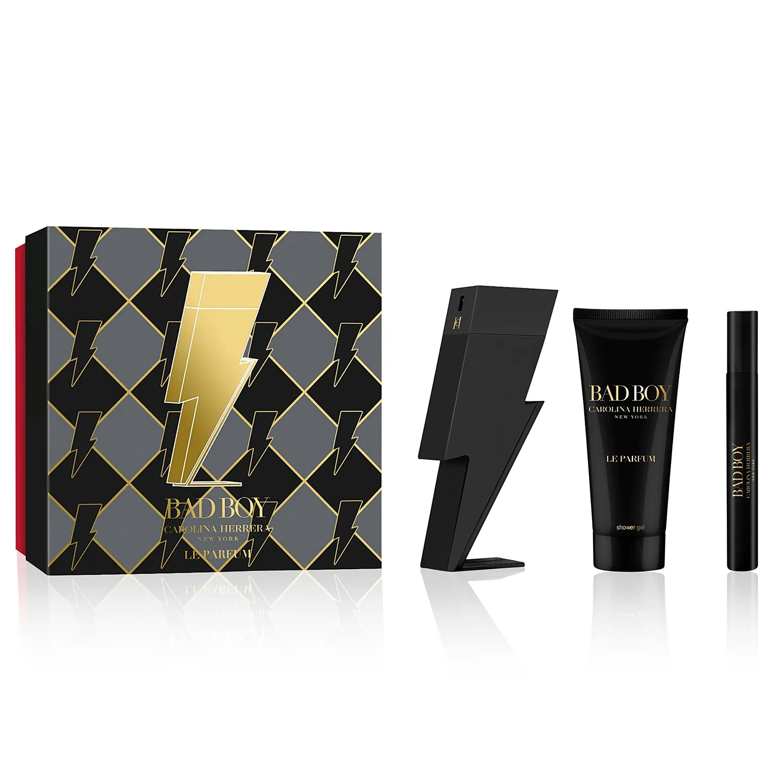 Bad Boy Le Parfum by Carolina Herrera 100ml EDP 3 Piece Gift Set