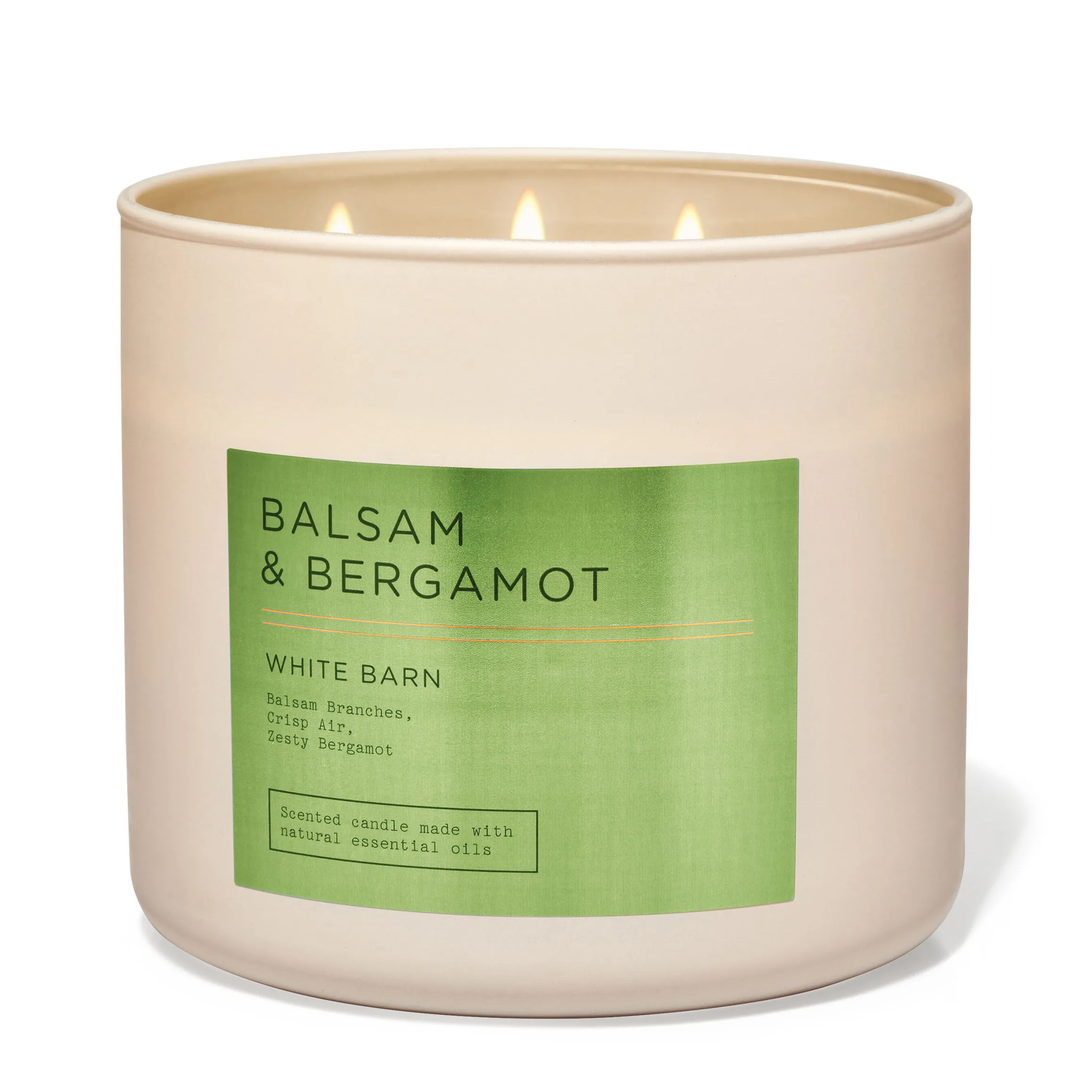 Balsam & Bergamot by Bath & Body Works 3-Wick Scented Candle
