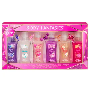 Body Fantasies Perfume Collection 6 Piece Gift Set