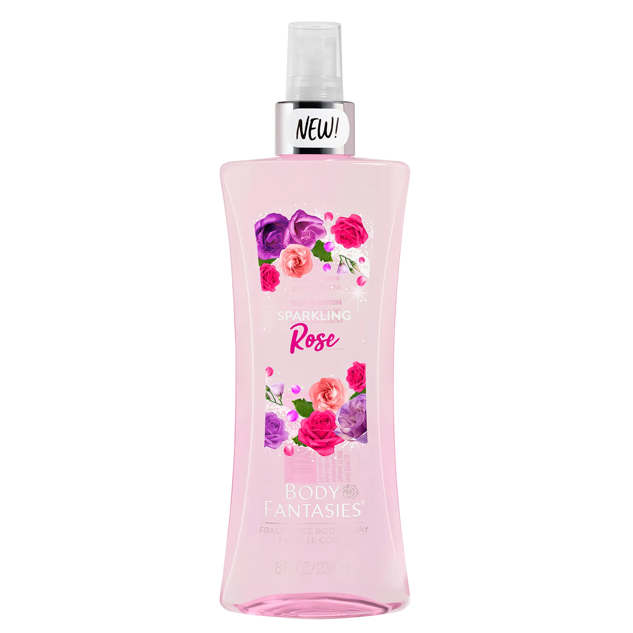 Body Fantasies Sparkling Rose 236ml Fragrance Body Spray