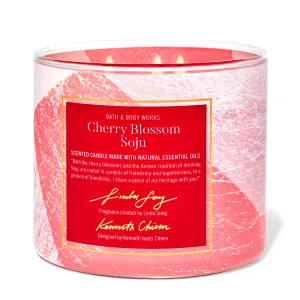 Cherry Blossom Soju by Bath & Body Works 3-Wick Scented Candle