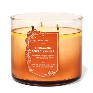Cinnamon Spiced Vanilla by Bath & Body Works 3-Wick Scented Candle