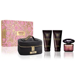 Crystal Noir by Versace 90ml EDP 4 Piece Gift Set