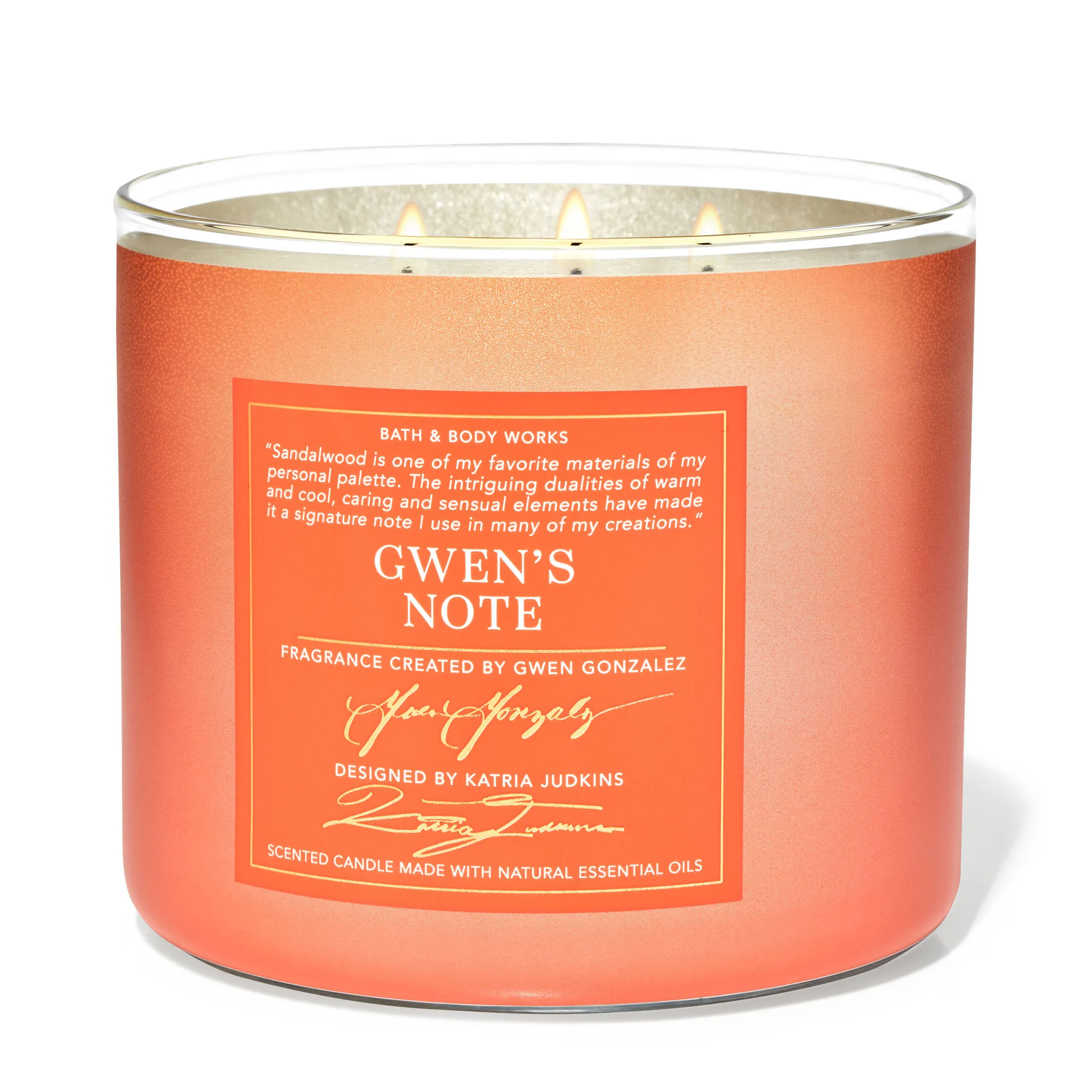 Gwen's Note by Bath & Body Works 3-Wick Scented Candle