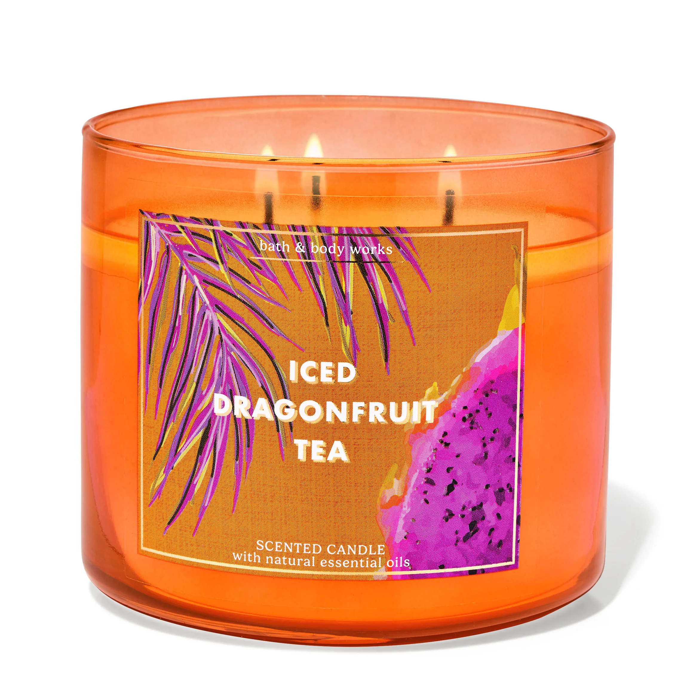 Iced Dragonfruit Tea by Bath & Body Works 3-Wick Scented Candle