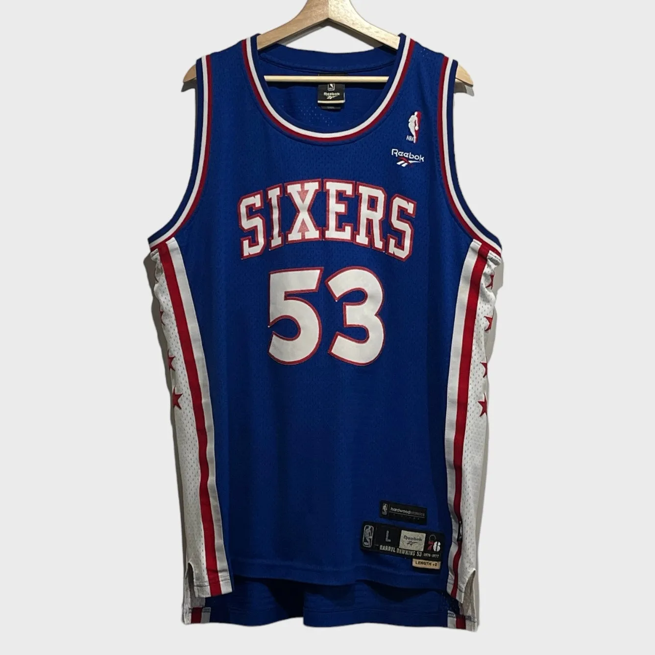 Vintage Darryl Dawkins Philadelphia 76ers Jersey L