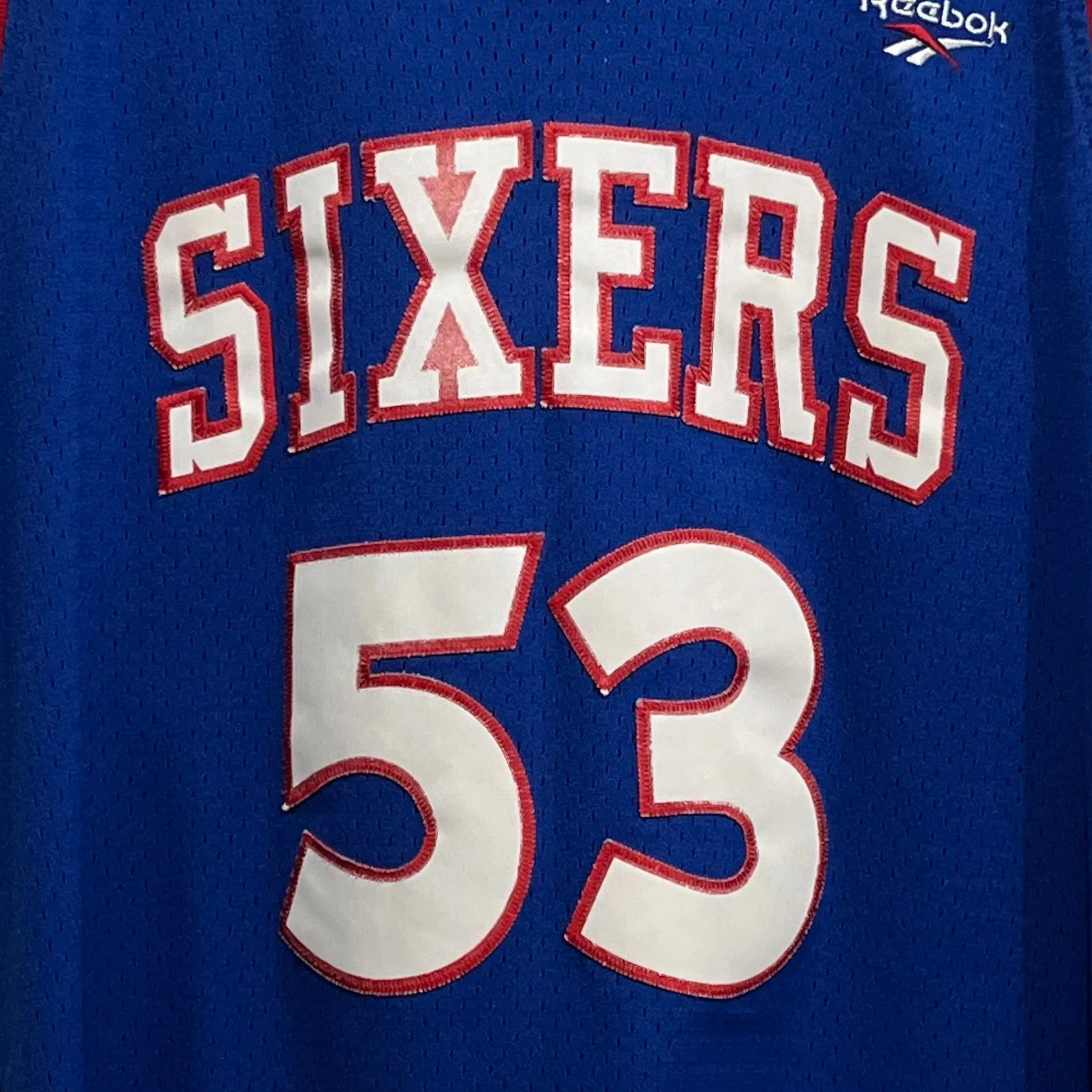 Vintage Darryl Dawkins Philadelphia 76ers Jersey L
