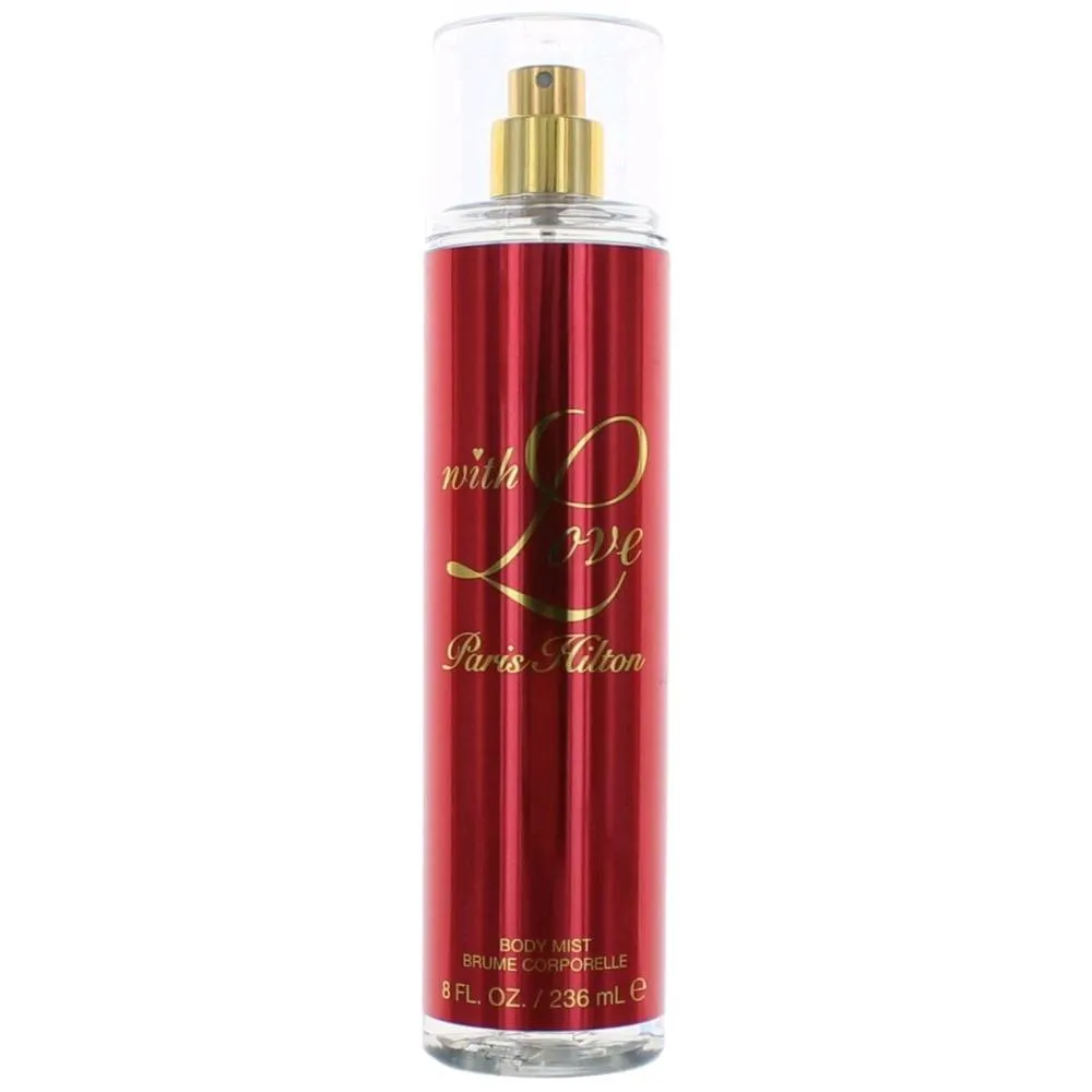 With Love Paris Hilton 8 oz Body Mist for woman